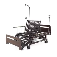 Кровать механическая MED-MOS E-45А ЛДСП венге ширина 120 см, с туалетом и функцией переворота