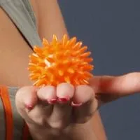 L 0106 Мяч для фитнеса 6 см оранжевый