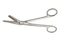 Ножницы для разрезания повязок с пуговкой гориз/изогн 185 мм Hilbro 24.0013.19 (по Листеру)