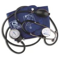 Тонометр механический на плечо CS Medica CS-105 с манжетой 22-38 см и встроенным фонендоскопом