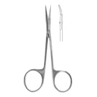 Ножницы глазные для стекловидного тела вертикально-изогнутые 115 мм Hilbro 10.0181.11