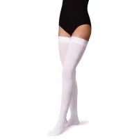 Чулки компрессионные B.Well JW-216 унисекс 1 класс компрессии с закрытым носком антиэмболические для операции белые 