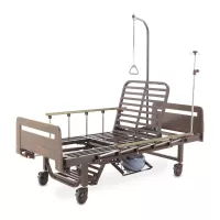 Кровать механическая MED-MOS YG-6 ЛДСП венге с туалетом