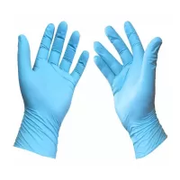 Перчатки смотровые нитриловые неопудренные нестерильные (упаковка 100 пар)