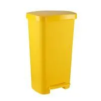 Контейнер с педалью для сбора и хранения мед. отходов многоразовый МК-05 20.D.7.B.80 (50л) жёлтый