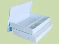 Лоток ЛПпу-0,85А-Елат полимерный прямоугольный с крышкой автоклавируемый (250х190х48 мм)