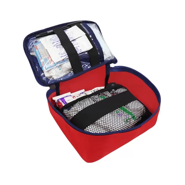 Аптечка для оказания первой помощи на железнодорожном, морском, речном вокзалах, аэровокзалах, автовокзалах, железнодорожных станциях и автостанциях по приказу 257н МЕДПЛАНТ в сумке-чехле Волонтер-6, артикул 1661