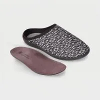 Тапочки ортопедические Luomma LM-803.005, цвет черно-белый жаккард 