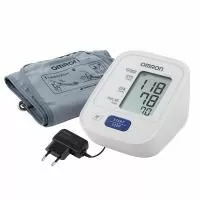 Тонометр автоматический на плечо OMRON M2 Eco с манжетой 22-32 см и адаптером (HEM-7126-ARU)