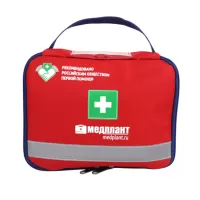 Укладка для оказания первой помощи с применением медицинских изделий судебными приставами по приказу 208н МЕДПЛАНТ в сумке-чехле Волонтер-6, артикул 1679