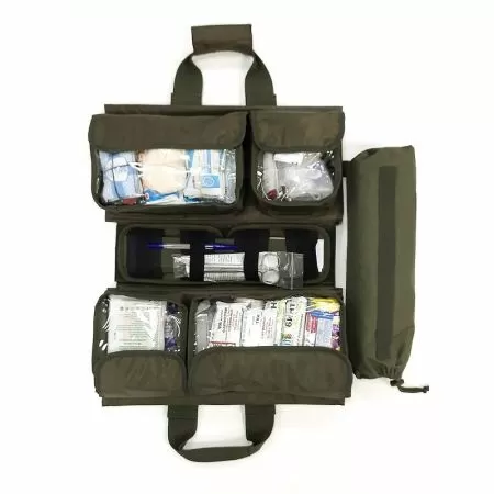 Набор первой помощи НПП МЕДПЛАНТ расширенный исполнение 2 в сумке-трансформере универсальной раскладной СУРт-01, цвет олива, артикул 1471