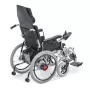 Кресло-коляска с электроприводом MET COMFORT 42, артикул 20504, складная, с регулировкой угла наклона спинки и подножек