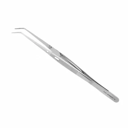 Пинцет зубной изогнутый (холодной прессовки) 147*0,8мм П-114