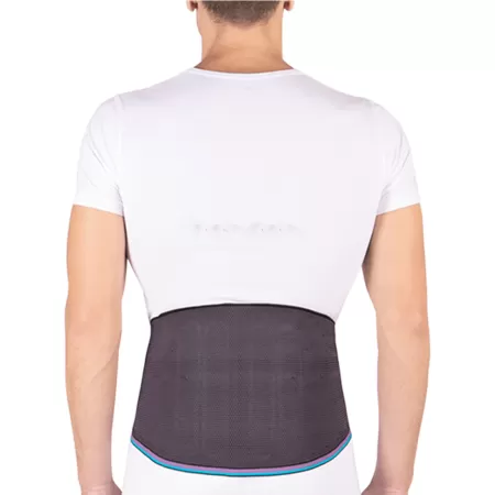 Корсет ортопедический для мужчин Тривес Evolution Т-1581, высота 25см, 4 ребра жесткости, черный 