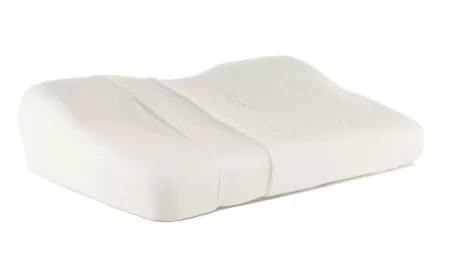 Подушка ортопедическая Экотен TI-185, с эффектом памяти и выемкой под плечо, валики 10 и 5 см, детская