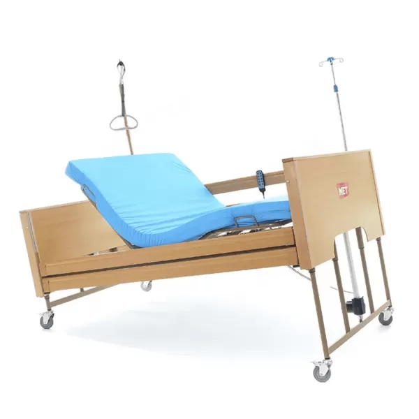 Кровать электрическая MET LARGO, артикул 18019, ширина 140 см, кардиокресло, регулировка высоты, нагрузка до 280 кг