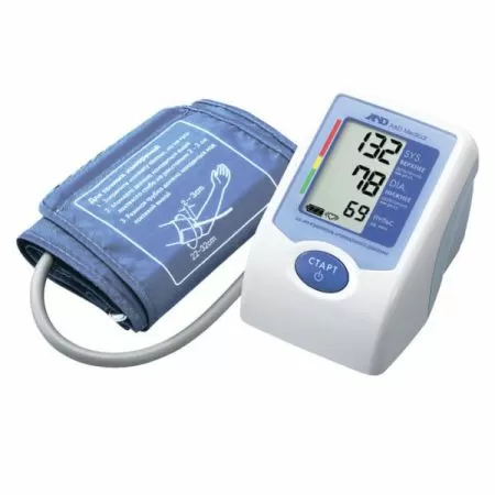 Тонометр автоматический на плечо AND UA-670 с манжетой 22-32 см и адаптером 