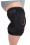 Бандаж на коленный сустав Orliman OPL480 с полицентрическими шарнирами, на полную ногу, черный 