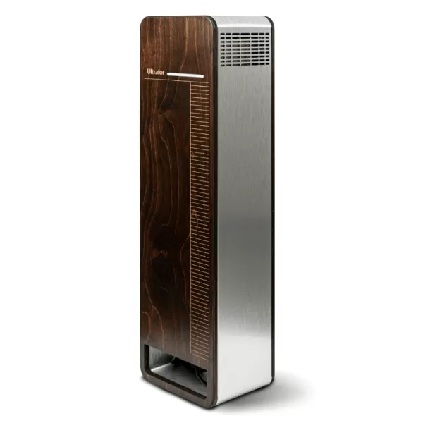 Облучатель-рециркулятор бактерицидный бытовой Ultrafor, 2 лампы по 30 Вт, с счетчиком наработки ламп, темное дерево