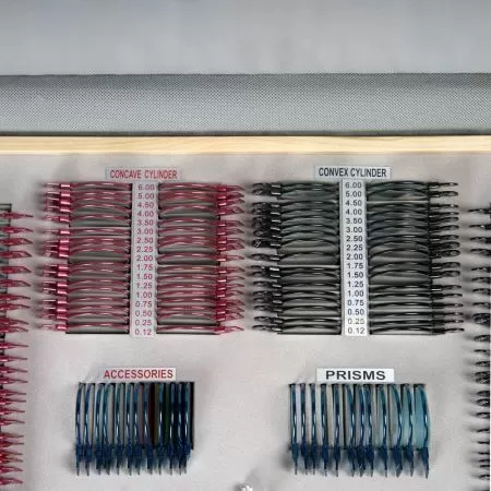 Набор на 232 пробных очковых линз Армед в металлической обойме с оправой без поверки