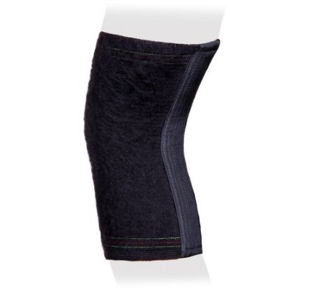 Бандаж на коленный сустав Экотен ККС-Т2 из собачьей шерсти, черный 