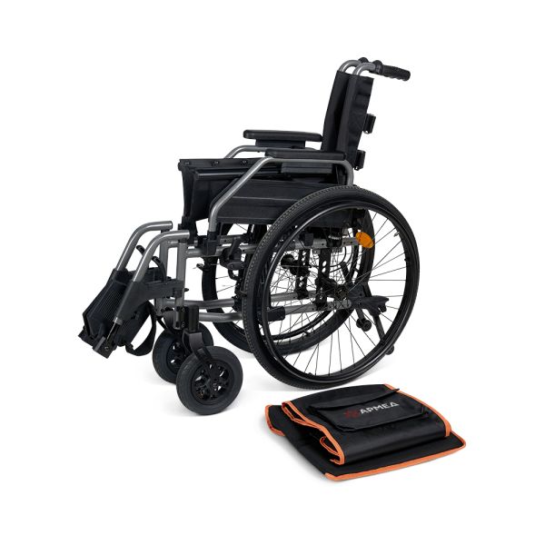 Кресло-коляска для инвалидов Армед 4000-1 с регулировкой высоты сиденья и подлокотников, быстросъемными колесами и антиопрокидывателями