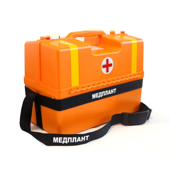 Набор травматологический для оказания скорой медицинской помощи МЕДПЛАНТ НИТсп-01 в футляре-саквояже УМСП-01-Пм/2, артикул 1196