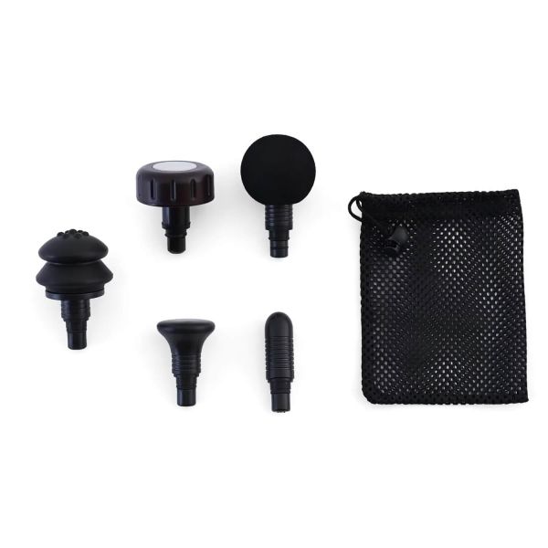 Массажер перкуссионный (массажный пистолет) GESS-877 Revolver для тела беспроводной