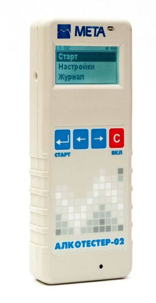 Алкотестер Мета Алкотестер-02. Электрохимический