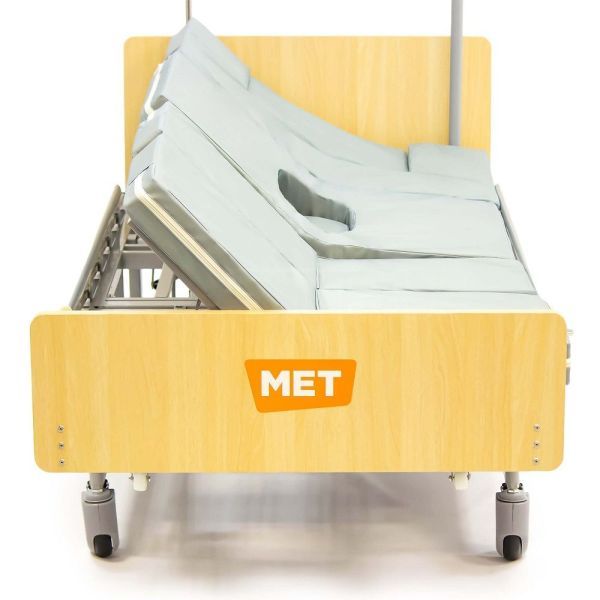 Кровать механическая МЕТ REMEKS, артикул 21077, кардиокресло, туалет, с функцией переворота, нагрузка до 150 кг