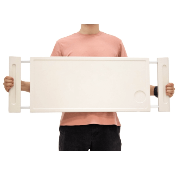 Столик надкроватный МЕТ, артикул 16427, с регулировкой ширины от 80 до 105 см