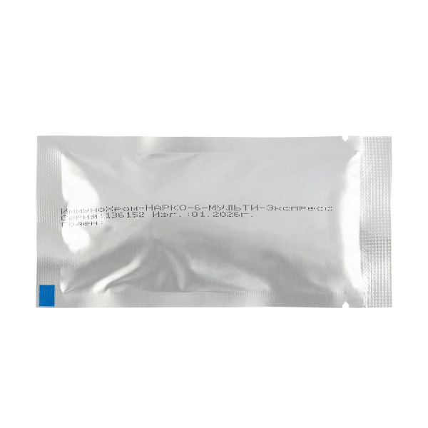 Тест на 6 видов наркотиков (морф, марих, амф, метамф, кок, бензодиаз)