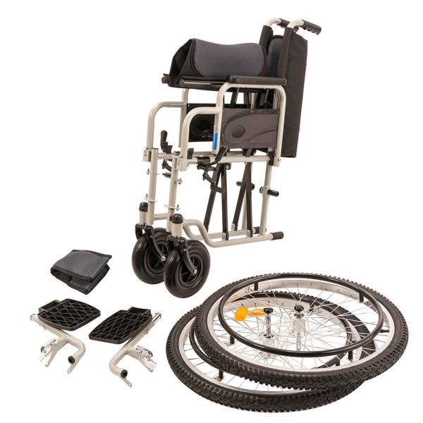 Кресло-коляска Barry D7, ширина сиденья 44 см, колеса пневматические