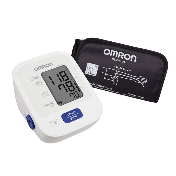 Тонометр автоматический на плечо OMRON M2 Comfort с манжетой 22-42 см и адаптером (HEM-7123-ALRU)