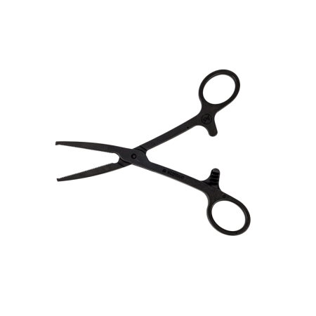 Зажим Кохера кровоостанавливающий прямой одноразовый стерильный 162 мм МЕДПЛАНТ артикул 1204