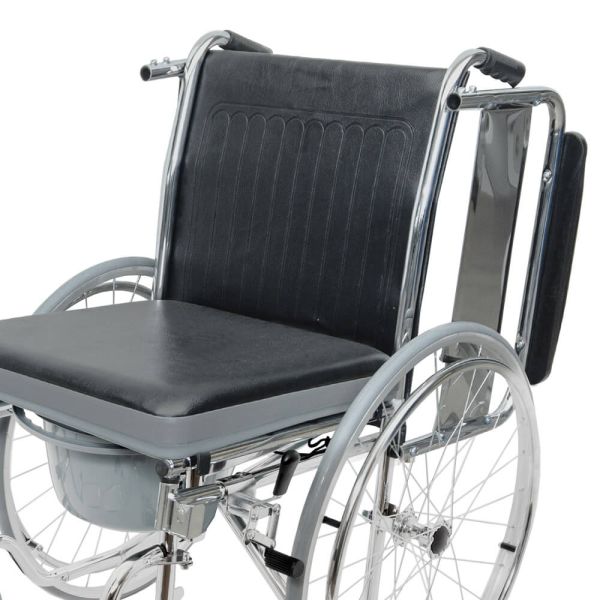 Кресло-коляска Barry W5 с санитарным оснащением, ширина сиденья 45 см
