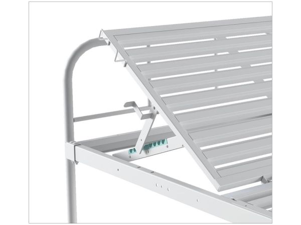 Кровать медицинская Промет КМ-01, МВ111.1.0.1, двухсекционная, нагрузка до 250 кг