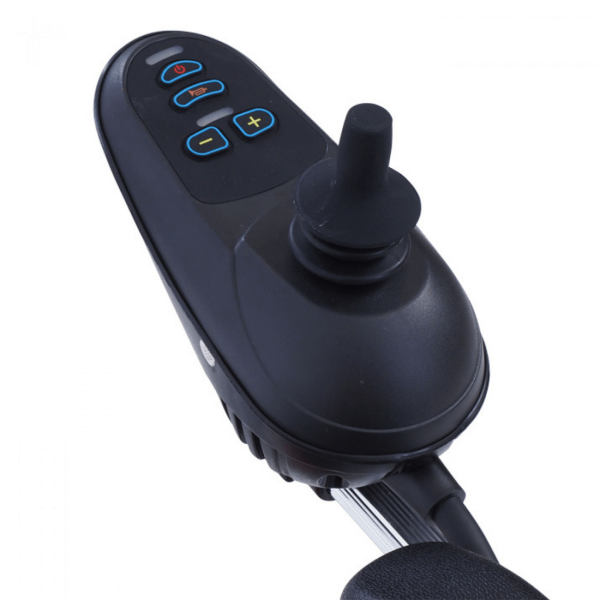 Кресло-коляска с электроприводом MET COMFORT 21, артикул 20574, ширина сиденья 46 см, колеса пневматические