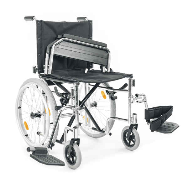 Кресло-коляска МЕТ TRANSIT 150 для узких проходов, ширина сиденья 48 см, колеса пневматические