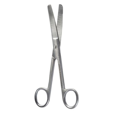 Ножницы тупоконечные, вертикально-изогнутые, 165 мм, Surgicon н-4 J-22-029